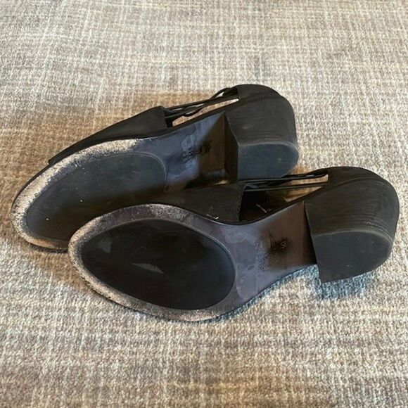 Eileen Fisher Allie Cutout Sandals Black - Picture 11 of 13